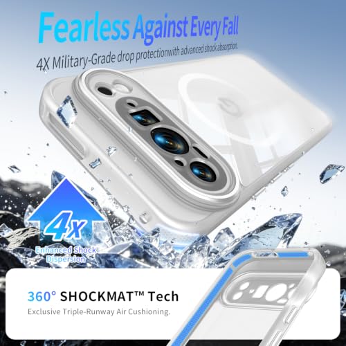 Image of Magnetic Case with Clear Back for Google Pixel 9 Pro XL, Fit for MagSafe