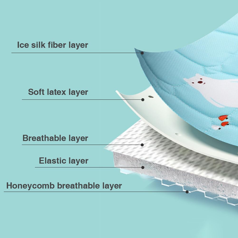 Assise Universelle Poussette Été, Coussin de Siège Poussette Coussin Voiture Bebe Bébé Housse d'Été Anti-Transpiration pour Poussette Coussin Bébe pour Absorbe l'Humidité