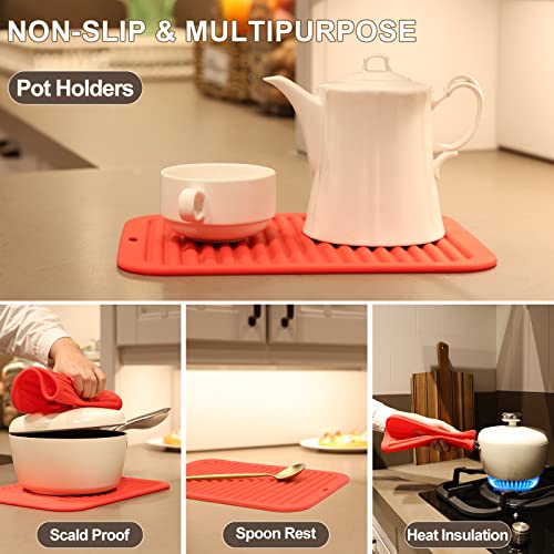 Image of Joyhalo 2 Pack Square Trivets for Hot Dishes