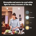 Philips Hue A19 LED Smart Light Bulb - White and Color Ambiance - 60W Indoor Light Bulb - Control with Hue App - Works with Alexa, Google Assistant and Apple Homekit - 3 Pack - Image 4