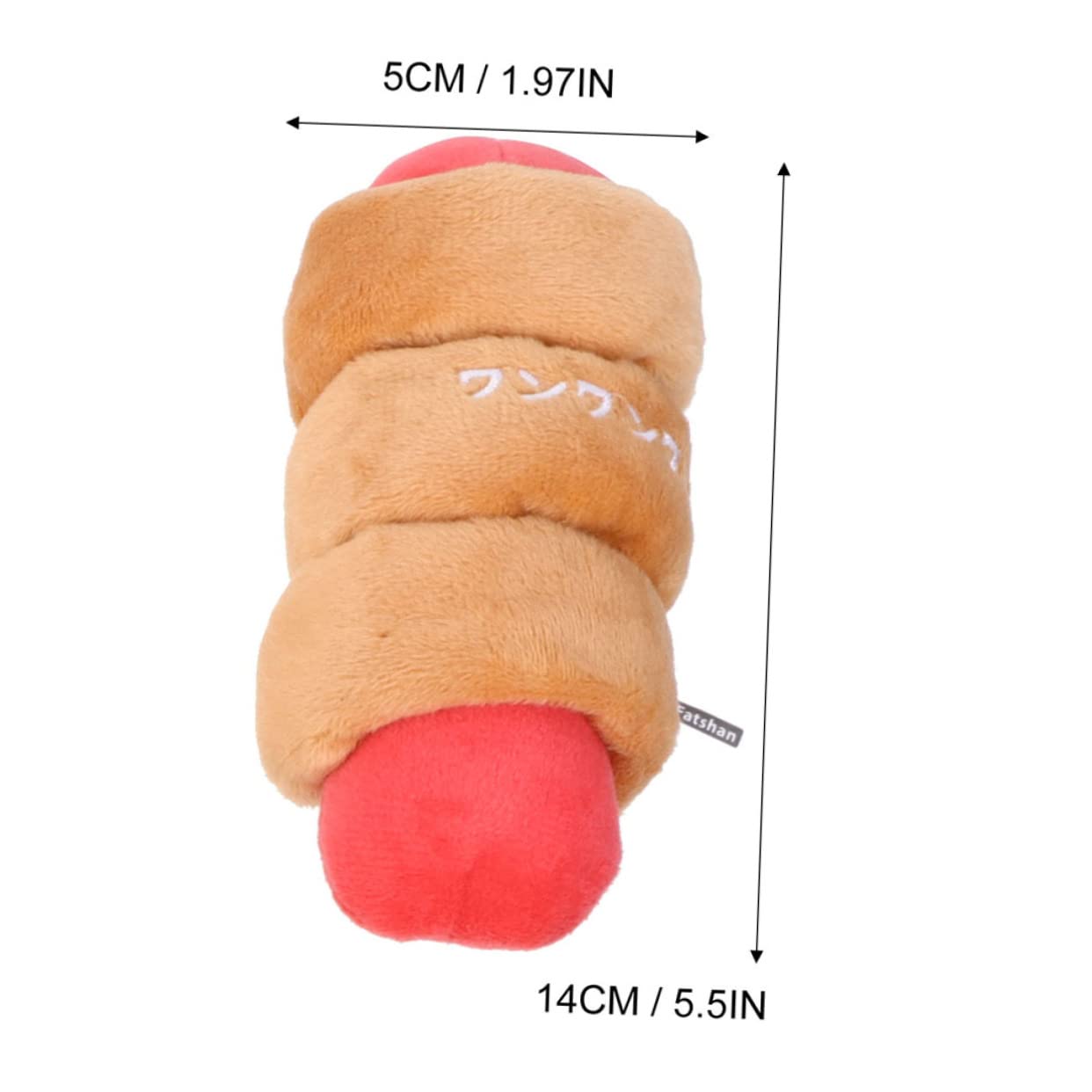 YARNOW 12pièces Jouets Peluche Squeak pour Chiens Et Jouets Molarisés Résistants pour Chiots De Hamburger Saucisse Jambon