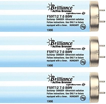 Brilliance Active Bronzer F59 80W 7.0% Bi-pin Lámpara de bronceado (8)