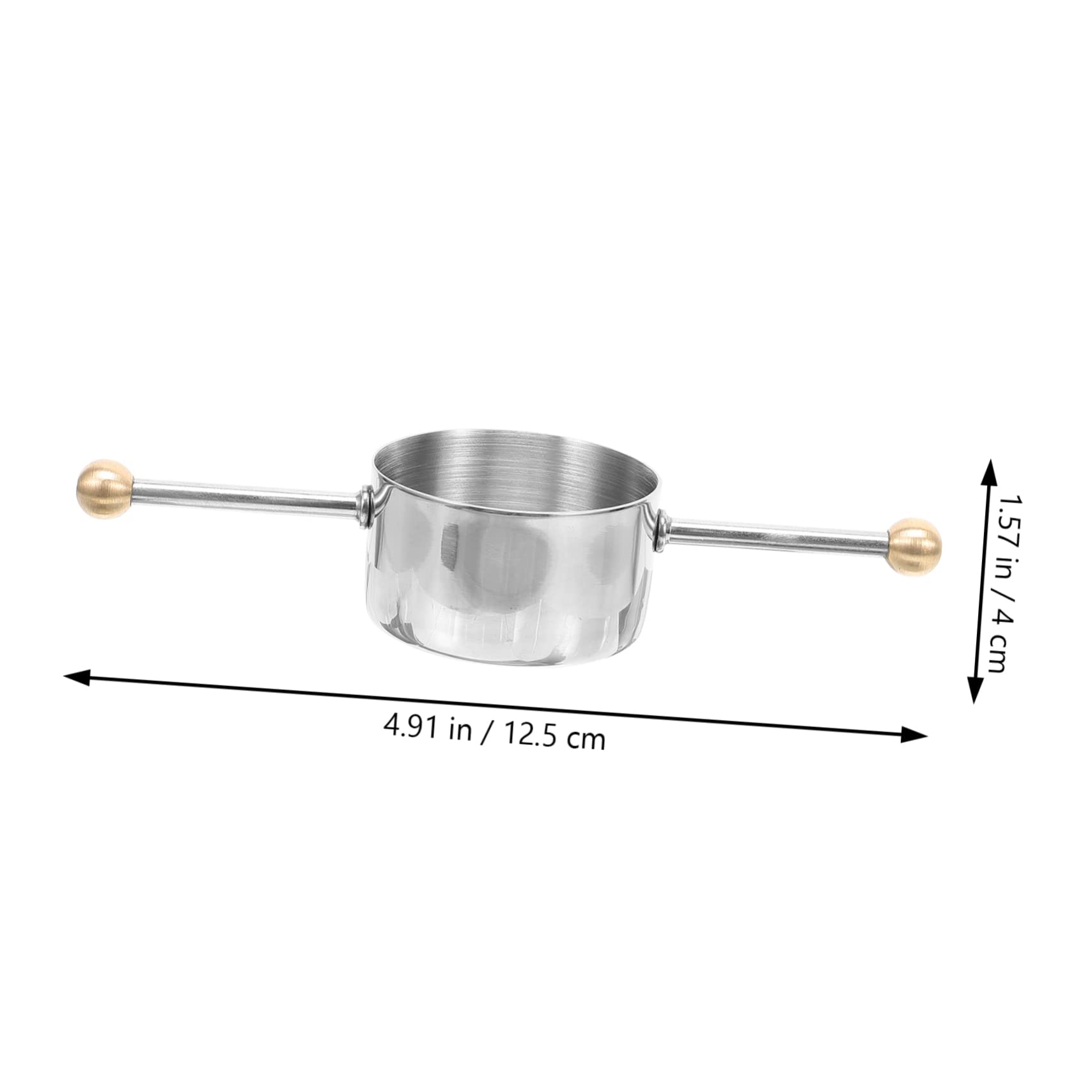 Garneck Stainless Steel Jigger Measuring Tool for Bartenders Double Bead Shot Measure Cup Compact Design for Home and Professional Use Stylish and Bar Essential