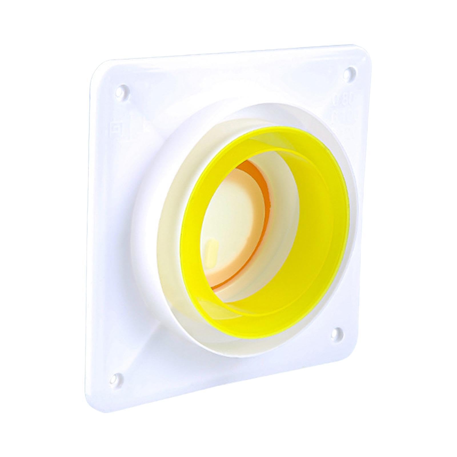 Qlecxzi Detachable Backdraft Damper Vent Backdraft Damper Inline Extractor Fan Wall Mounted Air Duct Check Valve Efficiency And Sealing Detachable Vent For Style A