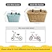 GRANNY SAYS Kids Bike Basket, Bicycle Bike Baskets for Kids, Small Wicker Basket for Bike, 9¾