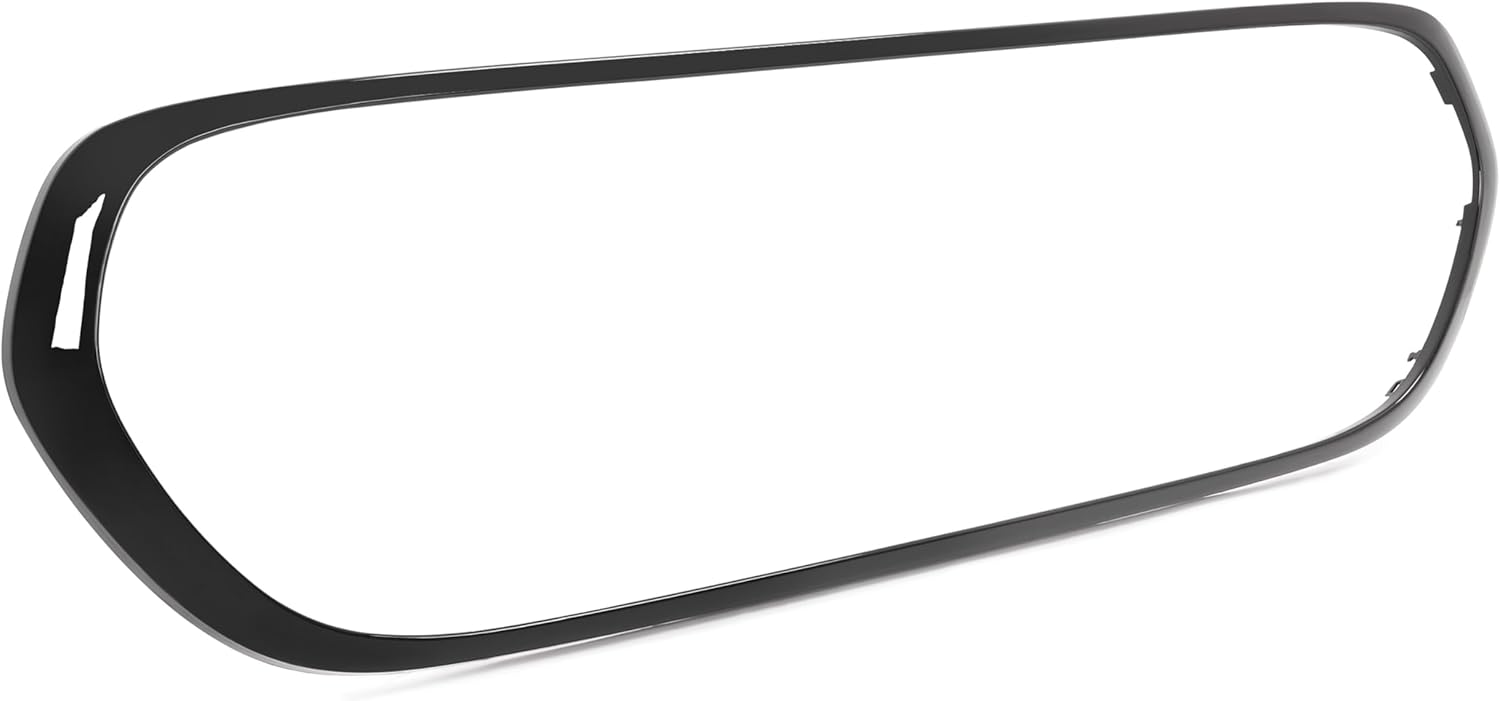 KUAFU Grille Molding Compatible with 2014-2021 BMW Mini Cooper S F55 F56 F57 Replacement for MC1202100 51137300589 MC1202101 Front Bumper Lower Grille Grill Molding Trim Grille Frame- Painted Black