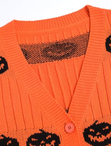 Image of ZAFUL Women's Striped Cardigan Button Up Open Front Knit Oversized Sweater | Button down, Soft chunky knit, Lightweight, Loose fit, Long lantern sleeve, Casual Daily Going Out, Fall Winter Outfits