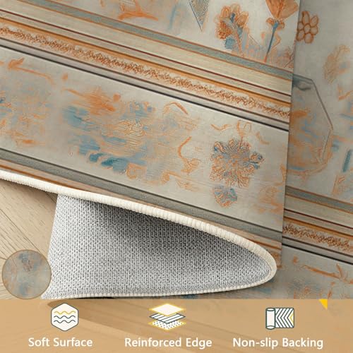Tapis de Sol Lavable et Antidérapant pour Salon et Bureau - 6