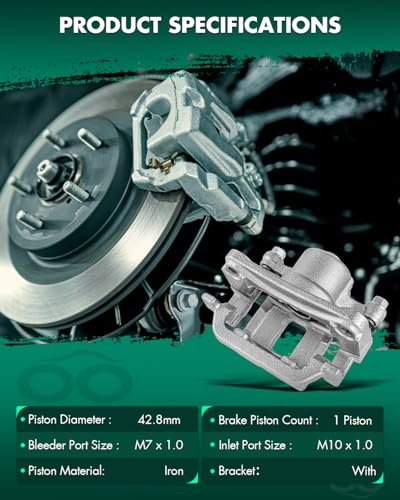 Image of SCITOO Rear Left Disc Brake Caliper 19B2792A Fit For Infiniti 2005-2010 For Nissan 2006-2009(Only 1 Brake Caliper)