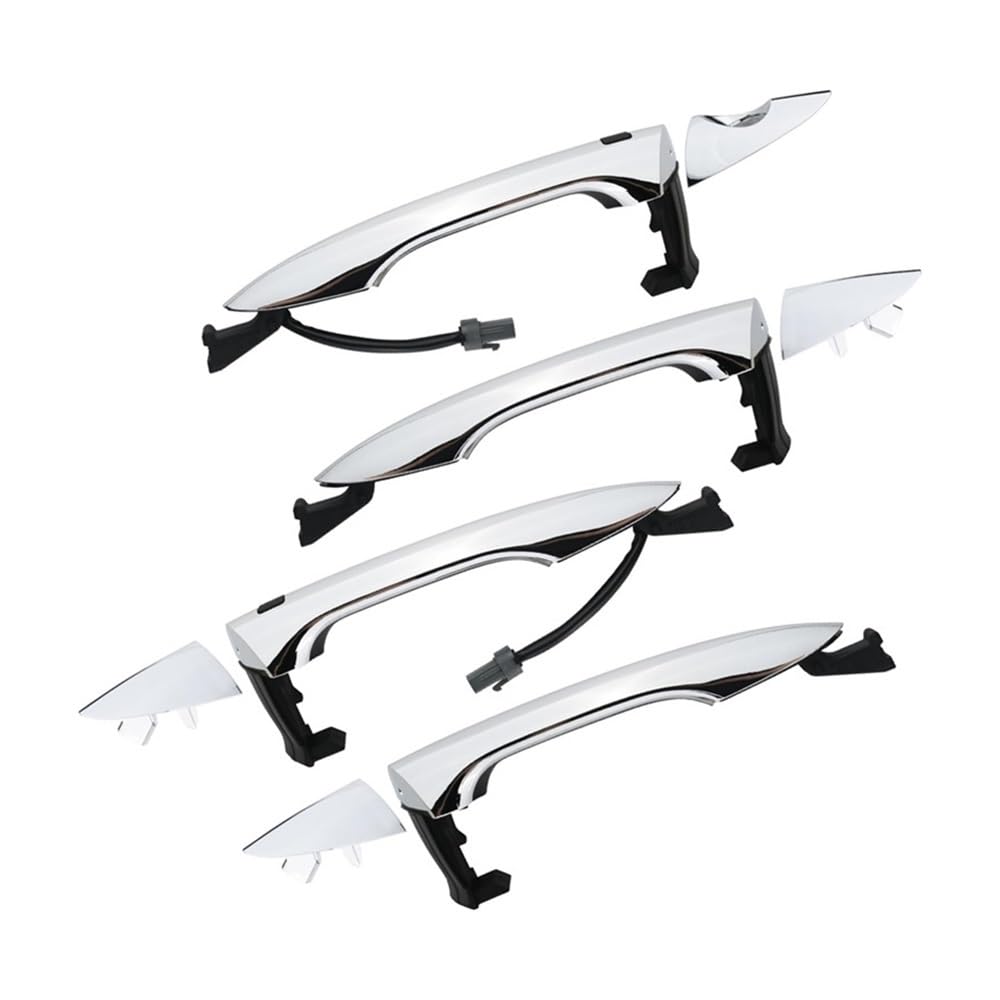 Poignée de porte extérieure pour Hyundai Elantra 2011-2016 ABS intelligent 4 pièces