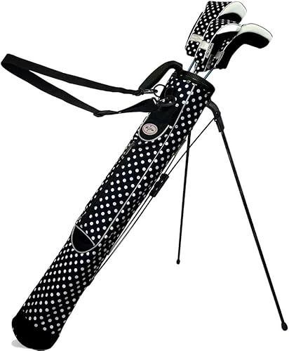 Taboo Fashion Sunday Golf Bags for Women - Lightweight Golf Range Bag with Self Flexing Stand and Shoulder Strap for Driving Range, Par 3 or