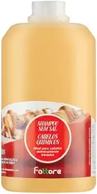 Shampoo Sem Sal Fattore Cabelos Químicos 2L – limpeza suave profissional, hidratação e emoliência, recomposição da fibra com queratina, antifrizz e brilho, uso diário e salão, embalagem econômica