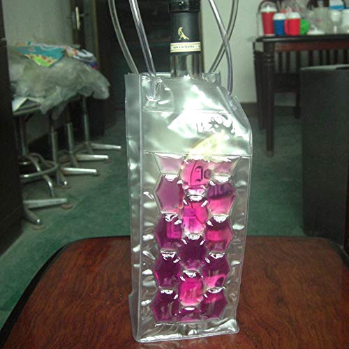 YARNOW Bolsa para vinho congelável, bolsa para vinho champanhe, refrigerador de garrafa de vinho em