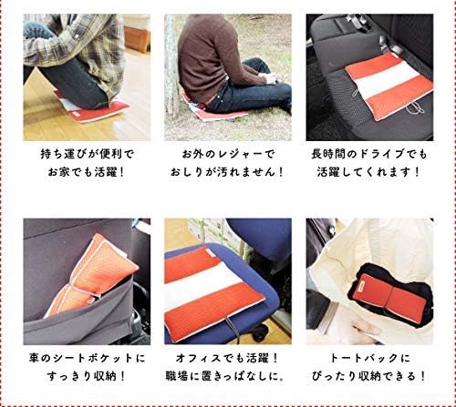 眠り姫 スポーツ観戦シート ブラック 高反発 三次元スプリング構造体 エアロ シートマルチクッション 座布団 釣り用 座布団 携帯用 コンパクト 軽量 洗濯可 織ネーム無し 日本製 (ブラック)