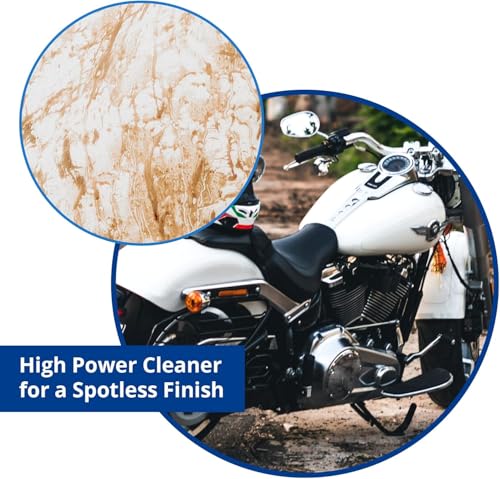 Image of Shinykings Motorcycle Cleaner Wash&Shine 66 | WATERLESS BIke Wash with Ultra Shine Finish | Powerful Motorcycle Detailing Spray for All Surfaces | Bike Cleaner California | 16 fl.oz