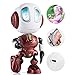 Aubllo Kids Toys Boys Girls Robots Toys Christmas Stocking Stuffers 2019 New Mini Talking Robots Gifts for Adults with 10 Hours Working Time USB Charging LED Eyes Interactive Electronic Toy(Red)