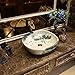 USZWBY Bathroom Sink Bathroom Sink Lotus Model Ceramic Basin Countertop Washbasin Vintage Art Bathroom Tools Sink with Tap B Sink