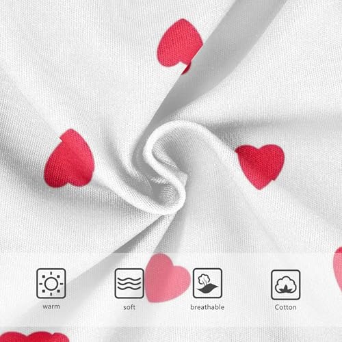 Durable Girls Underwear Toddler 2t Cotton Cute Panties Girl Hearts White Kids Undies Briefs3