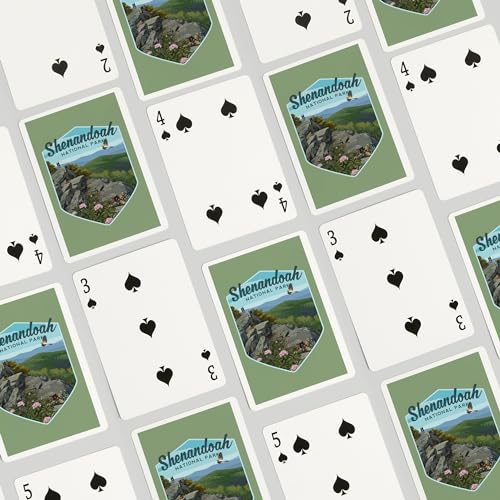 Lantern Press Shenandoah National Park Baraja Poker 52 Cartas miniatura 4