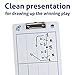 Crown Sporting Goods Dry Erase Coaching Clipboard - Different Versions for Soccer, Baskeball, Football - 1 Count of Football