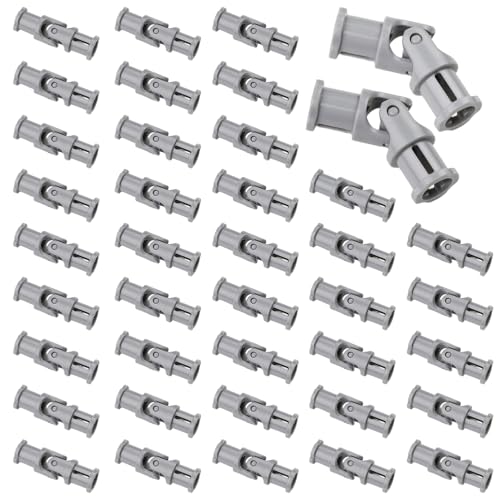 Image of SEEMEY 40pcs Technic Universal U Joint Parts Compatible with 61903 62520c01 | Building Blocks Bulk Pieces Set，Lot Pack Advanced Building Mindstorms