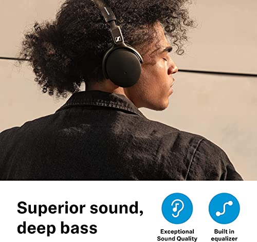 ایگرد | قیمت و خرید Sennheiser HD 350BT Bluetooth 5.0 Wireless Headphone -  30-Hour Battery Life, USB-C Fast Charging, Virtual Assistant Button,  Foldable - White (HD 350BT White)