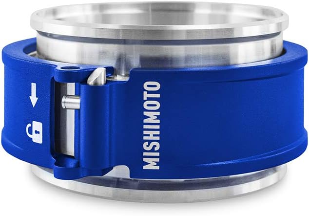 Mishimoto MMCLAMP-QD-30BL Quick Release Clamp Assembly, 3" Blue
