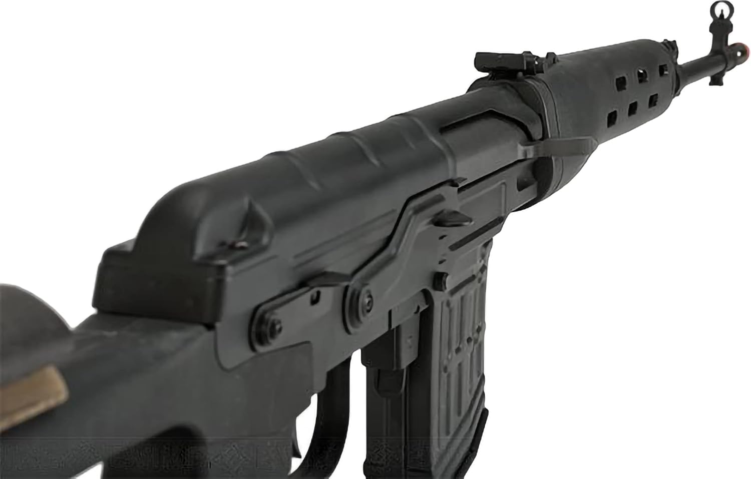 Evike Airsoft - A&K SVD Dragunov AEG Airsoft Rifle w/Metal Gearbox (Model: Black Polymer Furniture)