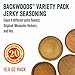 LEM Products Backwoods Jerky Seasoning Variety Pack, Includes Original, Hot, Mesquite, and Hickory Flavors, Ideal for Wild Game, 15.6 Ounce Package with Pre-Measured Cure Packet Included