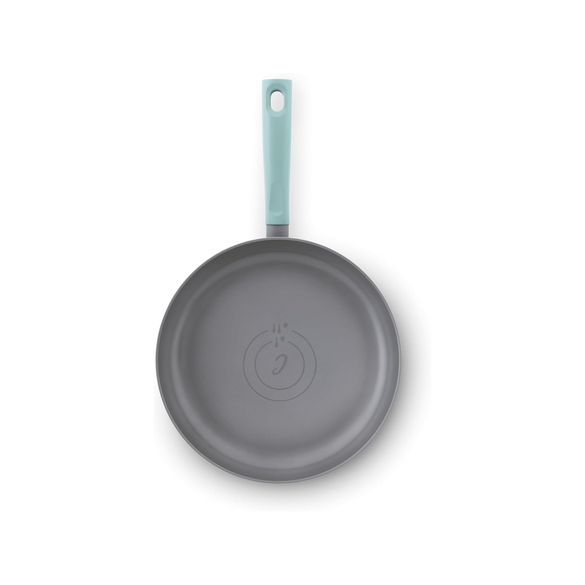 Chefclub Poêle à frire de 28 cm – Grande poêle antiadhésive, en aluminium recyclé, compatible avec induction – Collection d'ustensiles de cuisine