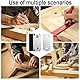 KAIYAYA Kantenschneider Umleimer mit 1 Ersatzklinge Kantenhobel Tragbar Furnierkantenschneider Rutschfest Handhobel Kantenhobel Holz Schwarz Manueller Kantenanleimschneider für Holz PVC ABS