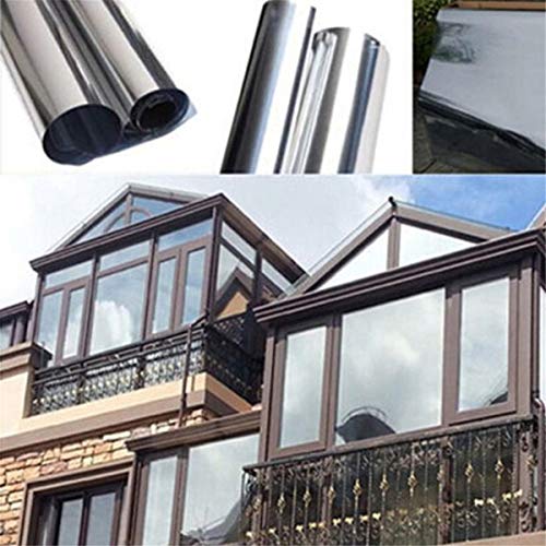 Image of CVANU Vinyl Wall,Window Sticker 24''x96'', Silver Chrome