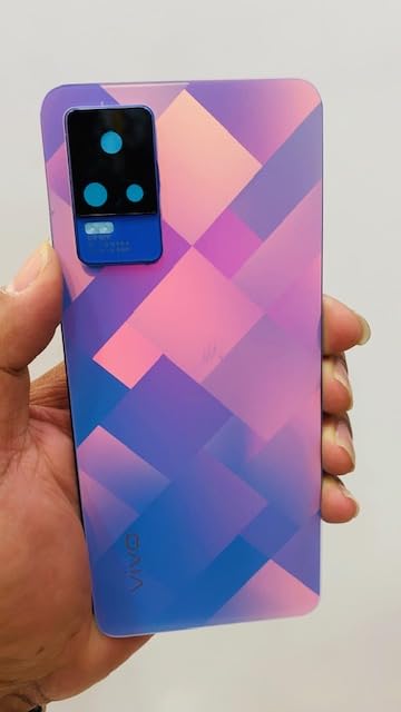 SPAREWARE® Back Panel Back Glass Body Panel for Vivo Y73 - Diamond Flare (with Camera Lens)