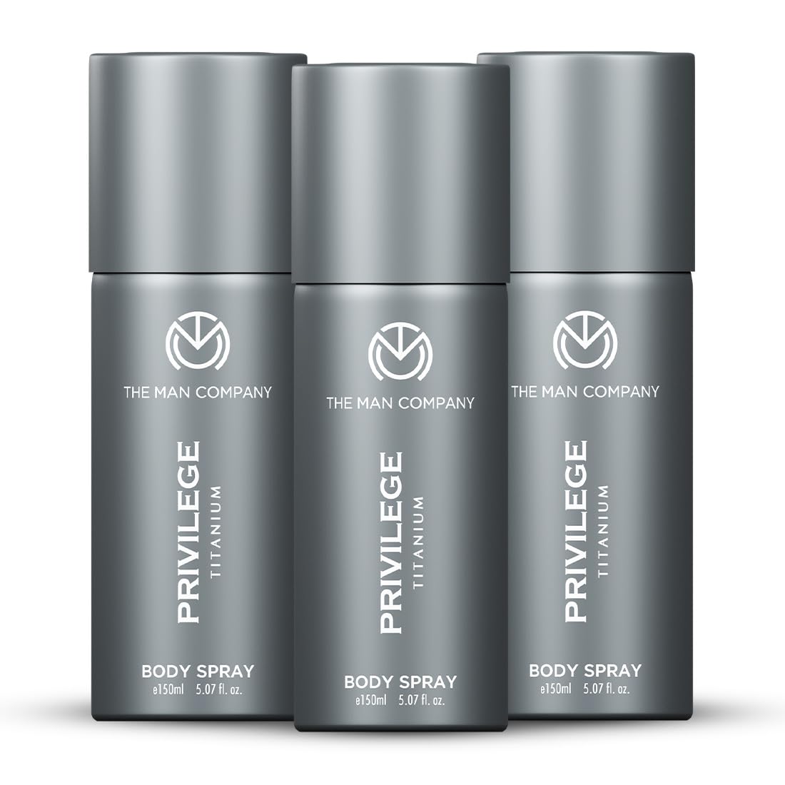 The Man Company Privilege Titanium Deodorant Combo for Men -150ml*3 | Premium Body Spray For Man | Long-Lasting Fragrance | Perfect Deo Set For Everyday Use-picture-36