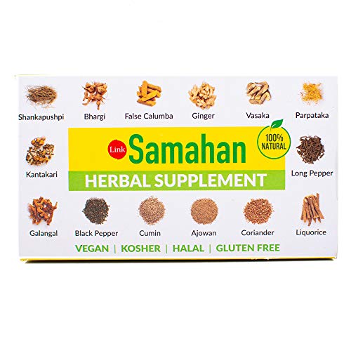 100 Link Samahan Ayurvedic Herbal Tea Packets Sri Lankan #TOP2