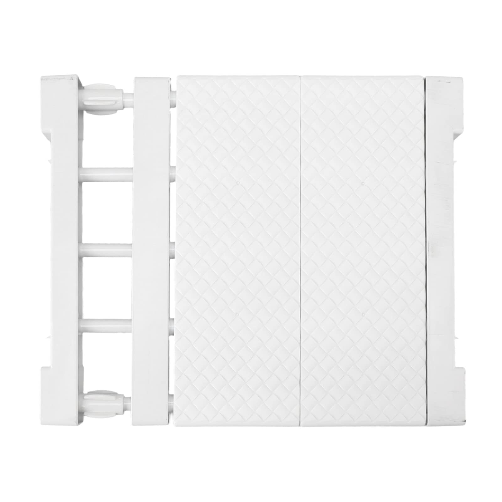 Teon - Separador de armario ajustable, práctico estante de almacenamiento para armario y gabinete, color blanco, 30 – 40 cm – nize ropa y accesorios eficientemente