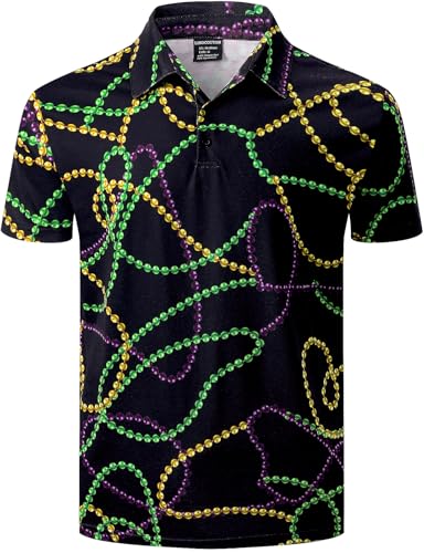 Polo de golf para hombre manga corta novelty