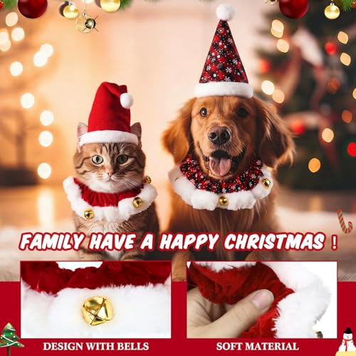 Sadnyy 4 Pack Disfraz Navideño para Perros Pequeños miniatura 6