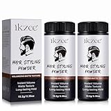 2 Stück Volumen Puder Haare,Haarpuder Männer,Texture Powder,Styling Powder,Matte Textur Langanhaltender Halt Leicht Aufzutragen Nicht Fettend für Alle Haartypen