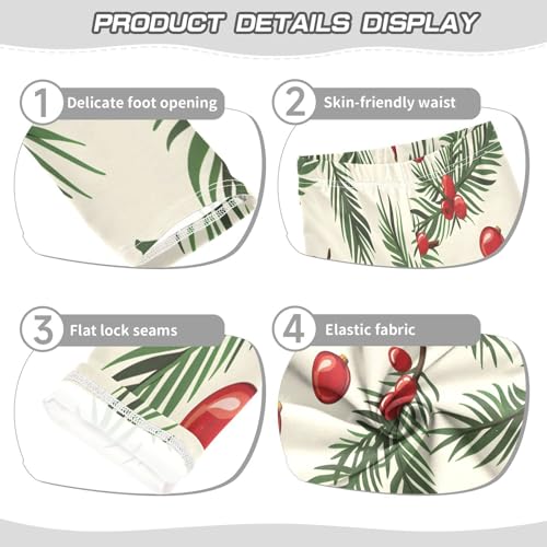 Toddler Girls Leggings Printed Yoga Pants Leggings Branches and Balls for Kids3