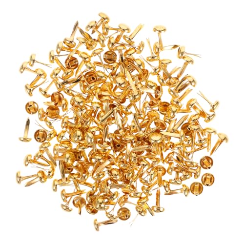 VINTORKY Sujetadores de Papel Metálicos y Mini Clips de Papel para Manualidades, Duraderos y Decorativos, Ideales para Proyectos DIY y Scrapbooking, Diseño Metálico Resistente para