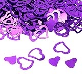 ONLYKXY 1200Pcs Love Heart Shaped Confetti, Table...