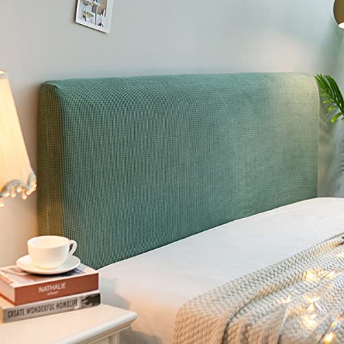 SetSailW Bett Kopfteil Bezug 140/180/160/200 Bettkopfteil Bezug Bettkopfteil Hussen Kopfteilbezug Kopfteilbezug Boxspringbett,Green-150cm Cover