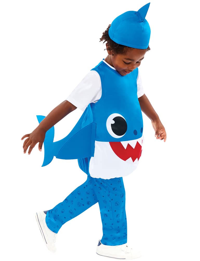 Amscan - Kinderkostüm Daddy Shark, Hai, Baby Shark, Karneval, Fasching, Mottoparty