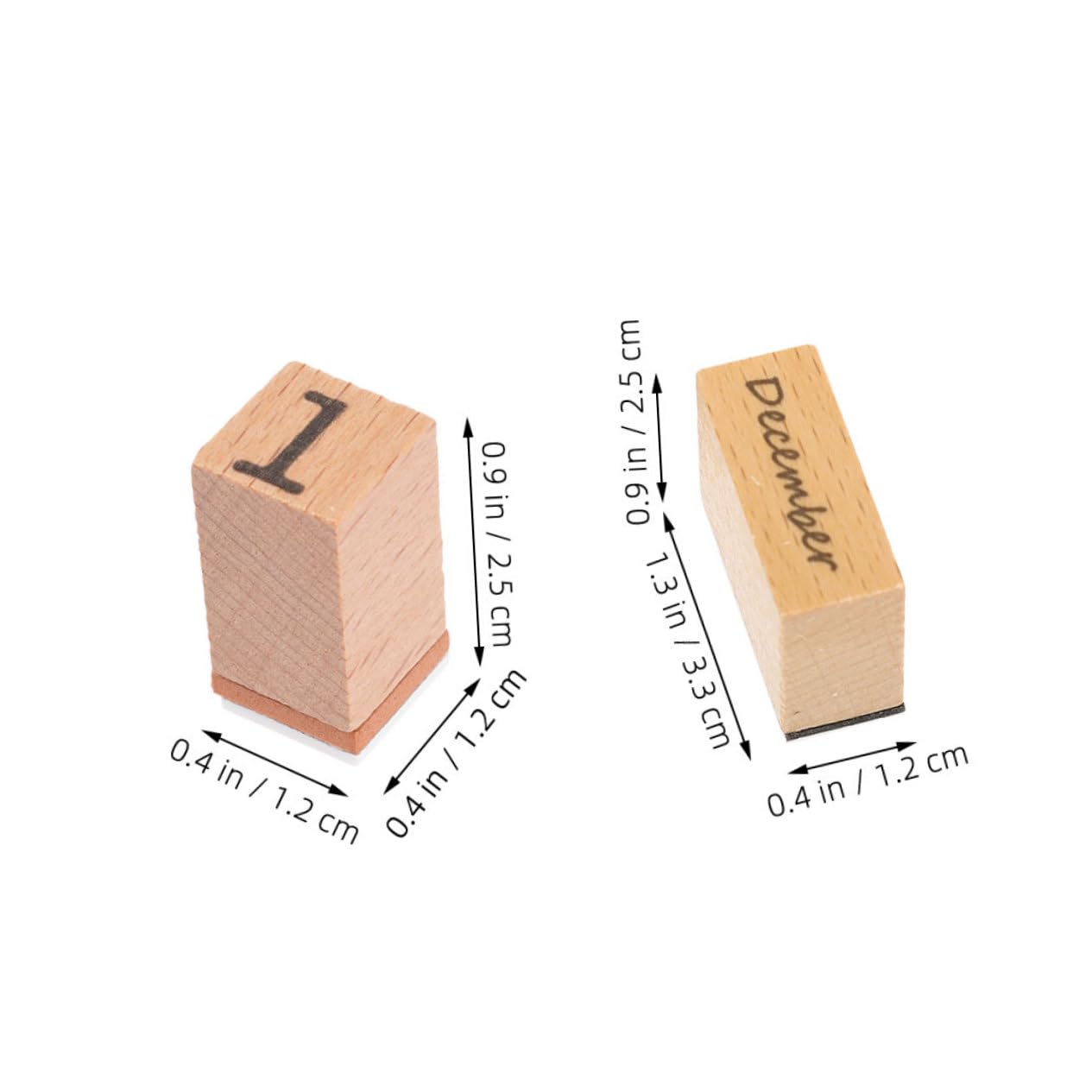 Housoutil 8 Set Timbri Decorativi per Timbri Mensili per Scrapbooking Creazioni Artigianali Stampo per Giorni Del Mese per Etichette Biglietti Mano