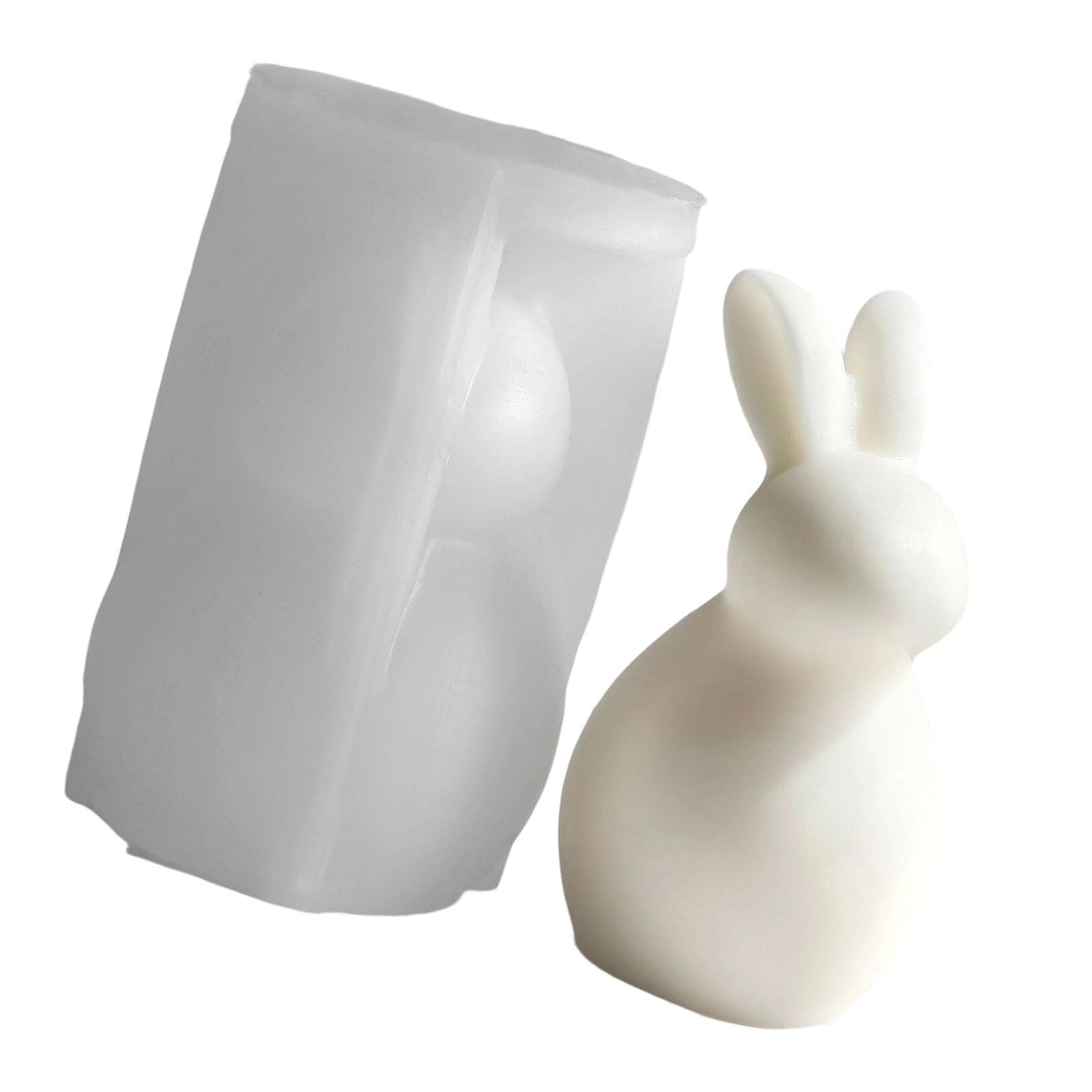 Limtula Easters Themed Silicone Rabbits Shape Materials for Gift Soap Chocolate Craft Holiday Crafting Rabbits Silicone