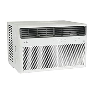 Haier Window Air Conditioner 10000 BTU, Wi-Fi Enabled, Energy-Efficient Cooling for Medium Rooms, 10K BTU Window AC Unit with Easy Install Kit, Control Using Remote or Smartphone App