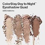 Revlon ColorStay Day to Night Eyeshadow Quad, Longwear Shadow Palette with Transitional Shades and Buttery Soft Feel, Crease & Smudge Proof, 500 Addictive, 0.16 oz - Image 2