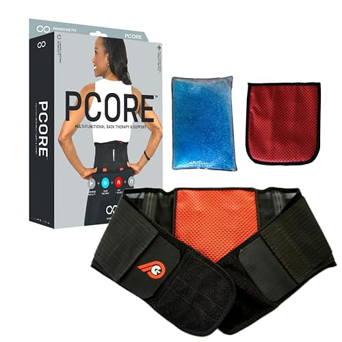 Primekinetix PCOREOL Magnetic Back Brace With Lumbar Heat And Ice Pad -Lightweight Posture Corrector cover