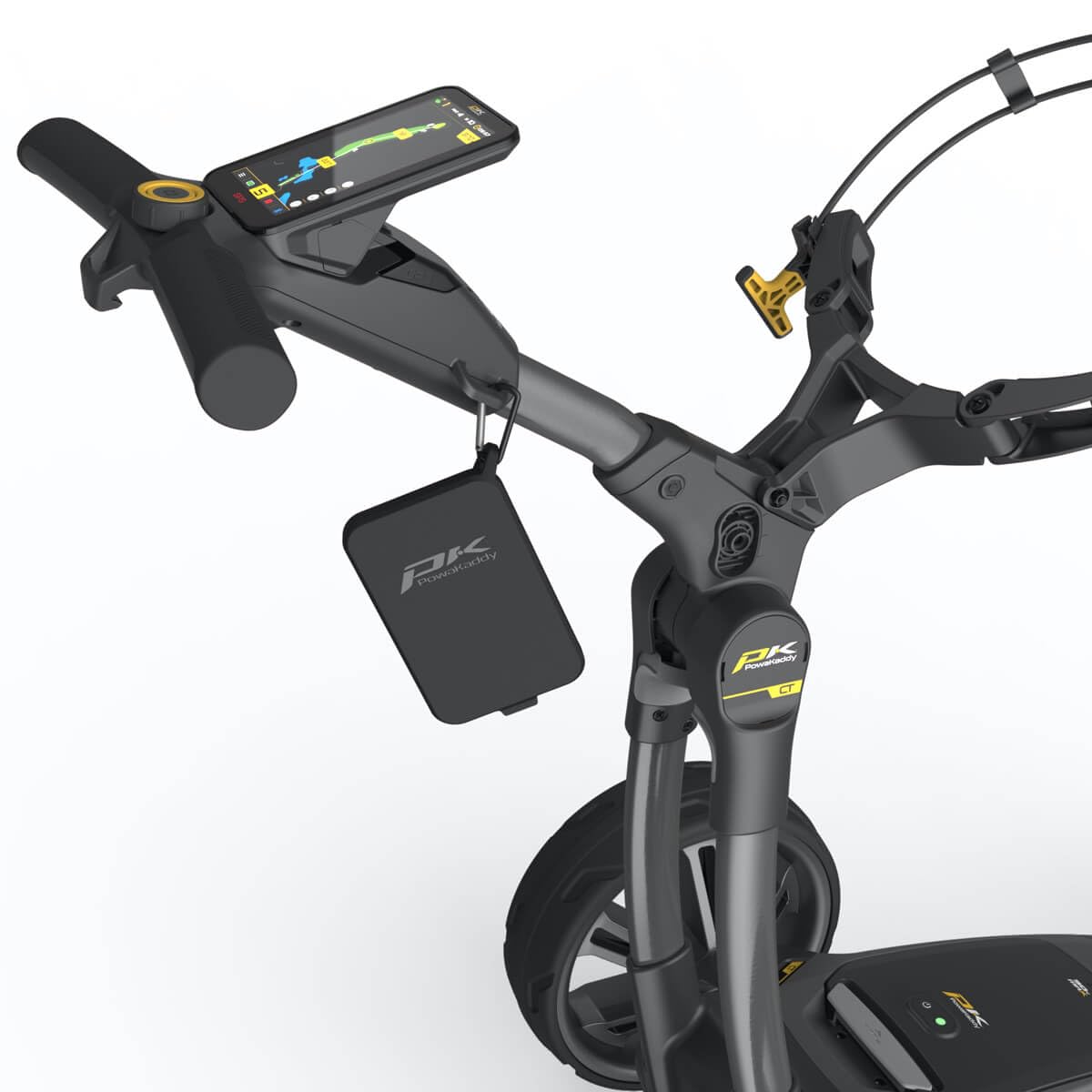 PowaKaddy 2025 CT12 GPS Carrello da golf compatto pieghevole elettrico a 18 fori
